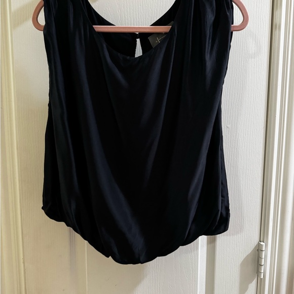 Anthropologie Tops - Anthropologie Black Drape Blouse